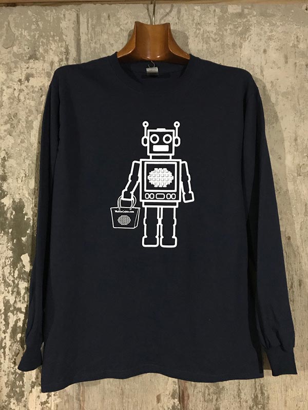 Waffle Cabin® Robot Long-Sleeve T-Shirts